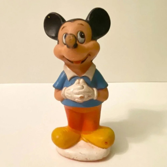 Vintage 1970s Mickey Mouse Squeeze Toy Disney Made in Hong Kong - Picture 8 of 8